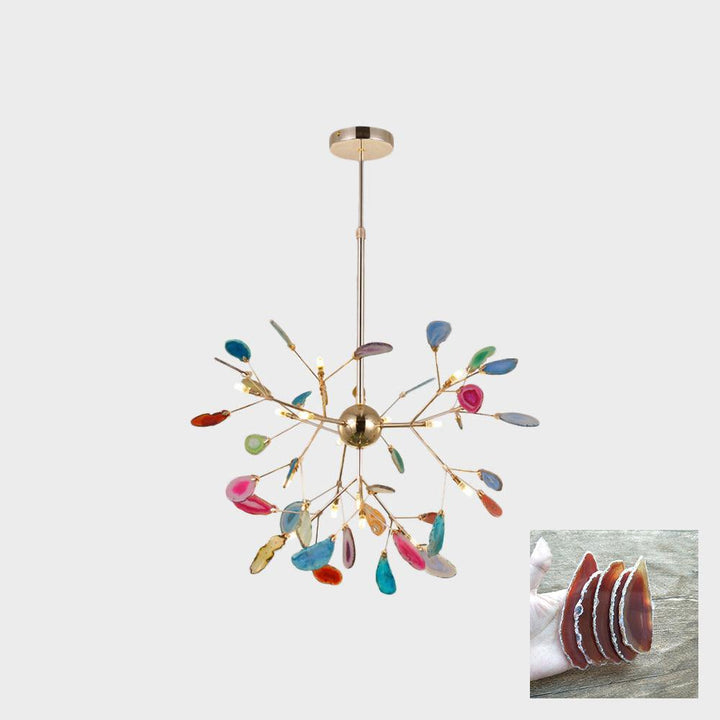 Agate Flake Chandelier - Vakkerlight