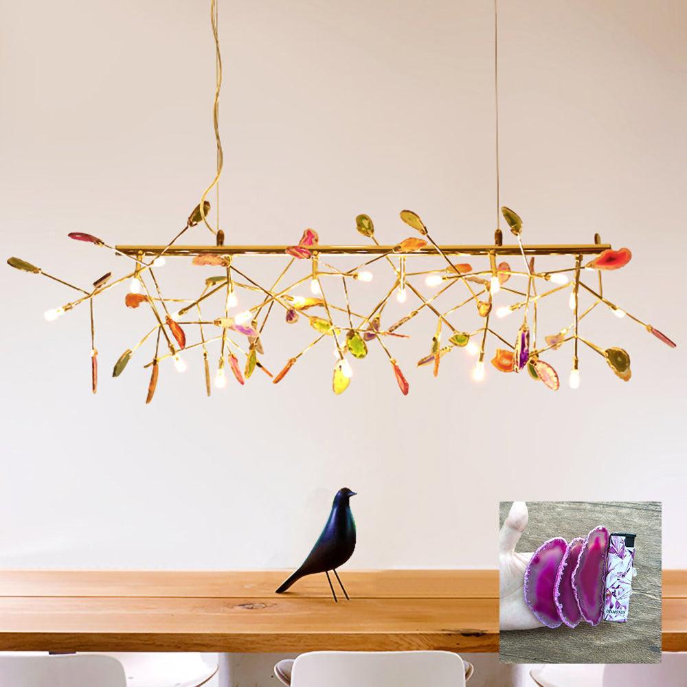 Agate Flake Chandelier - Vakkerlight