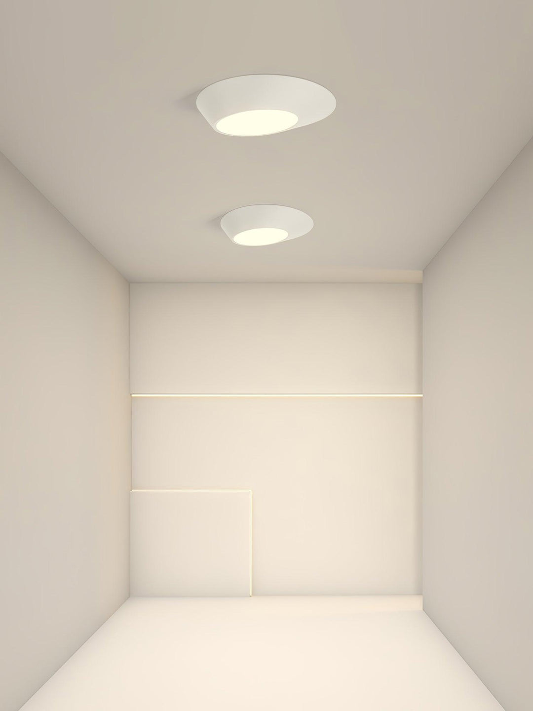 Angled Ceiling Light - Vakkerlight