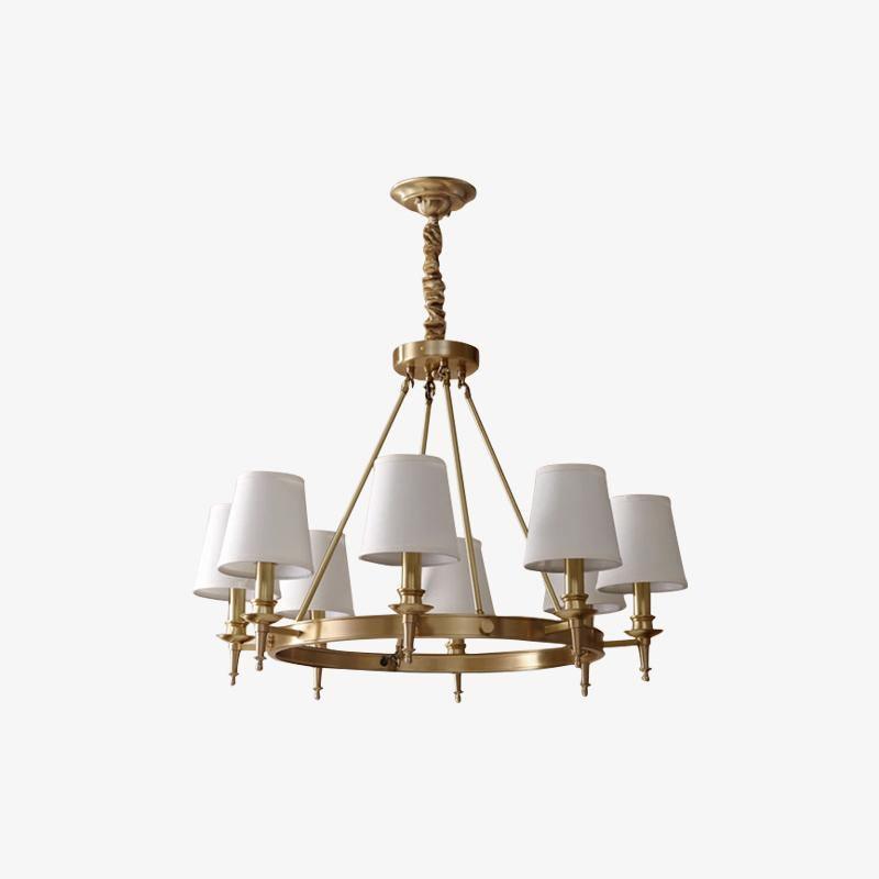 Antique Brass Chandelier - Vakkerlight