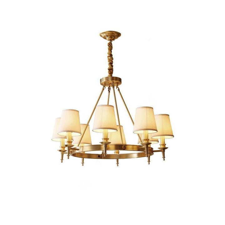 Antique Brass Chandelier - Vakkerlight