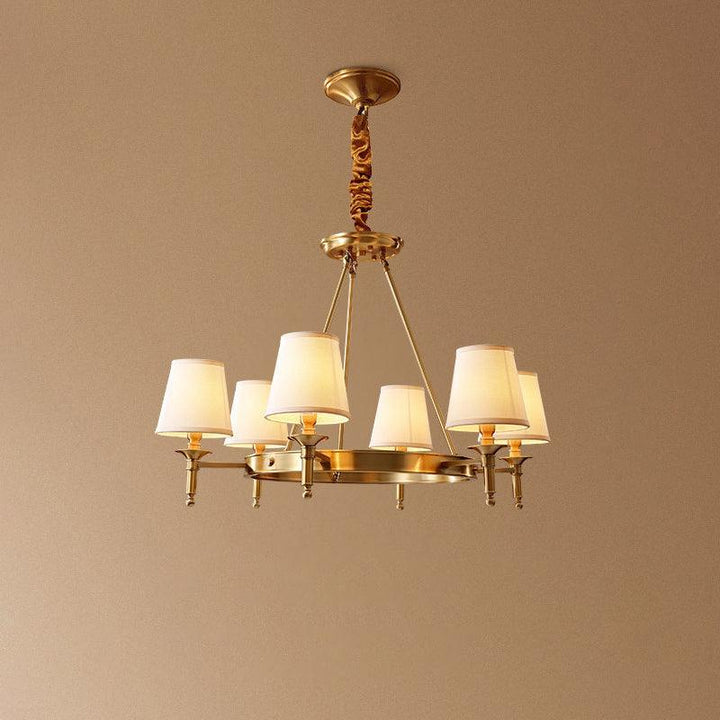 Antique Brass Chandelier - Vakkerlight