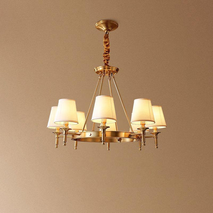 Antique Brass Chandelier - Vakkerlight