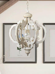 Antique White Style Chandelier - Vakkerlight