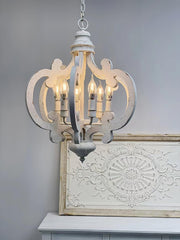 Antique White Style Chandelier - Vakkerlight