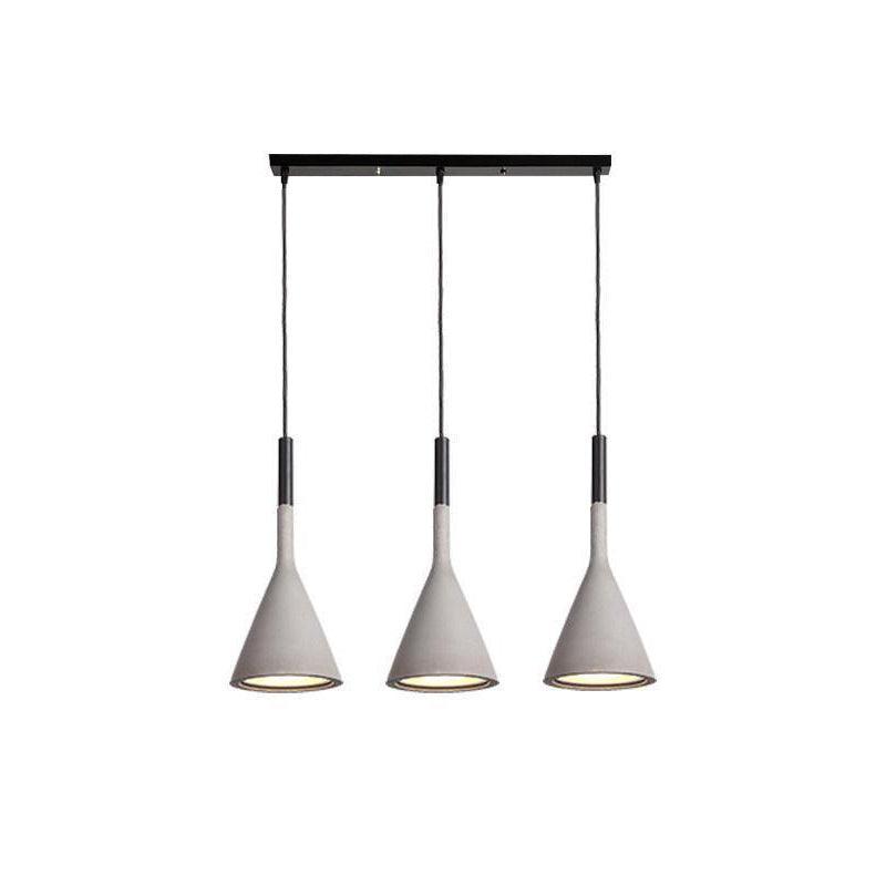 Conical Concrete Pendant Light - Vakkerlight