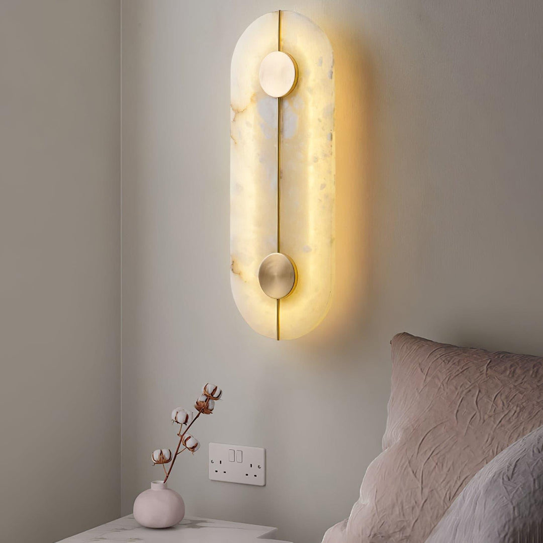 Artistic Alabaster Wall Lamp - Vakkerlight