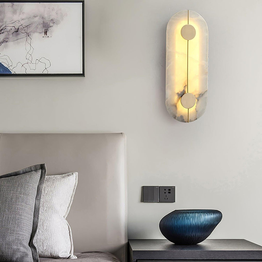 Artistic Alabaster Wall Lamp - Vakkerlight