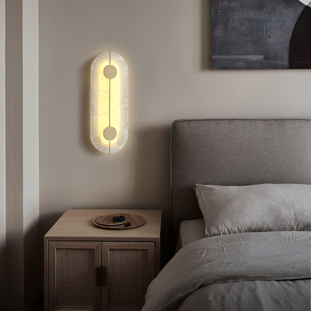 Artistic Alabaster Wall Lamp - Vakkerlight