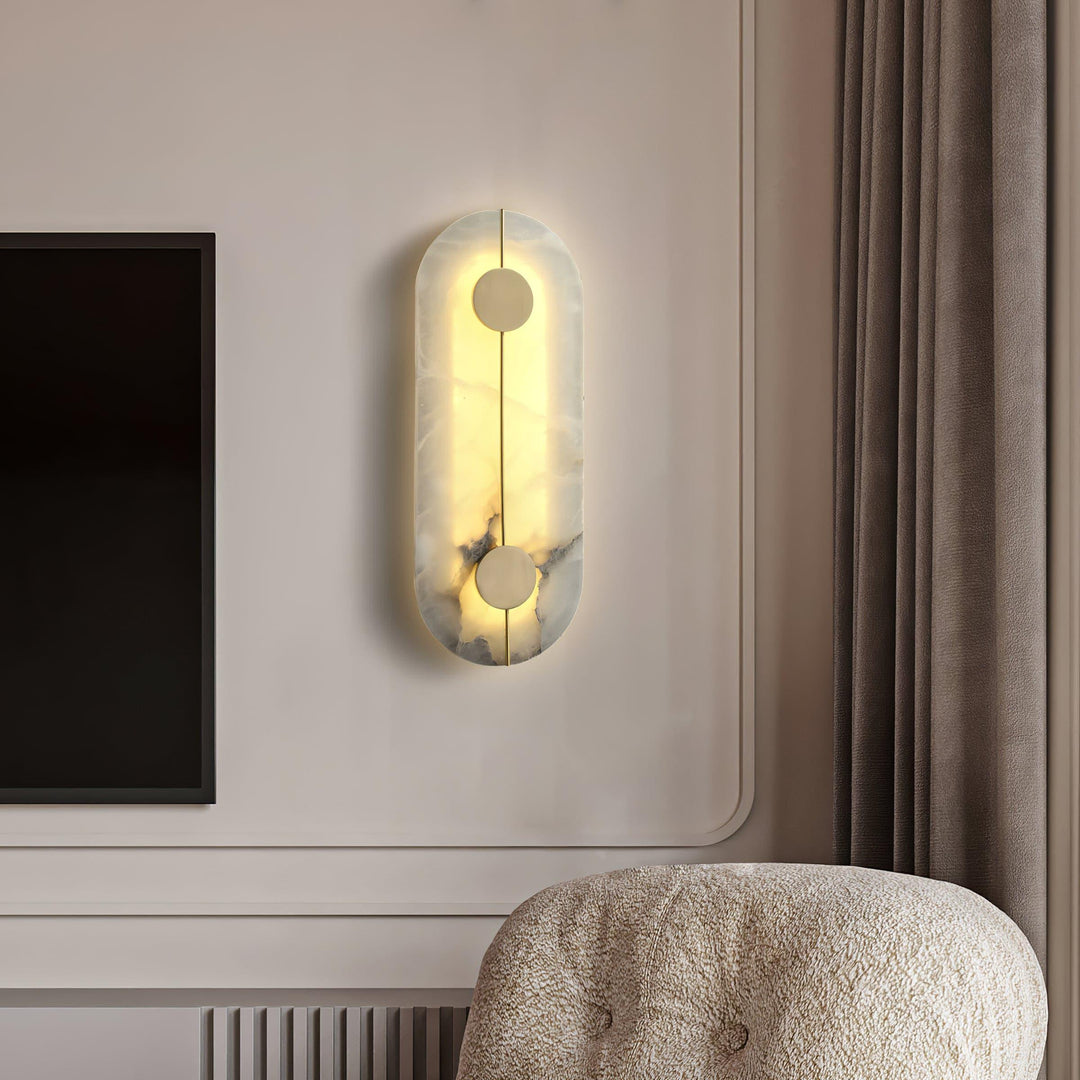 Artistic Alabaster Wall Lamp - Vakkerlight