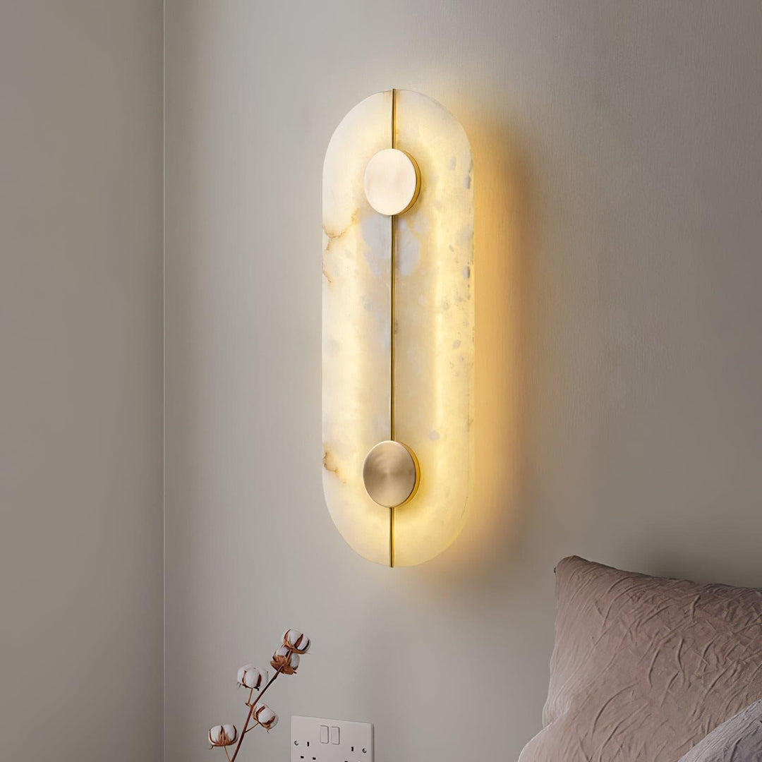 Artistic Alabaster Wall Lamp - Vakkerlight