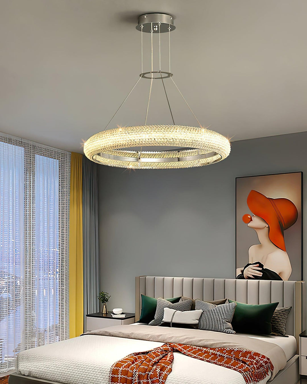 Asscher Ring Chandelier - Vakkerlight