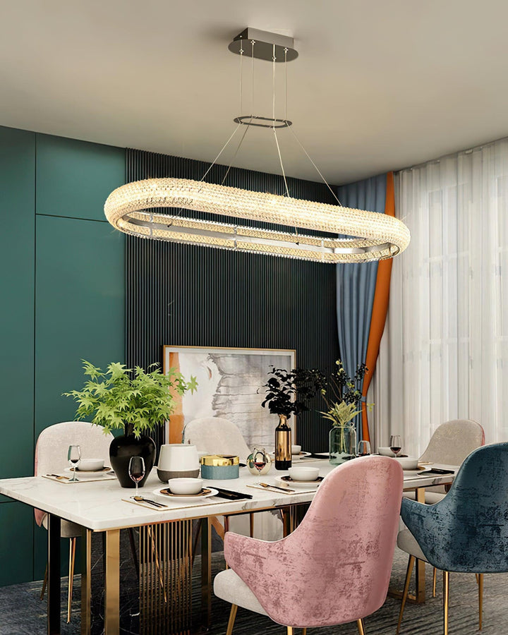 Asscher Ring Chandelier - Vakkerlight