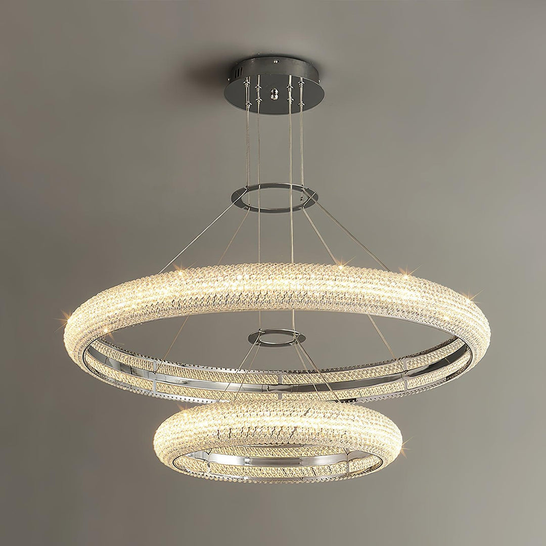 Asscher Ring Chandelier - Vakkerlight