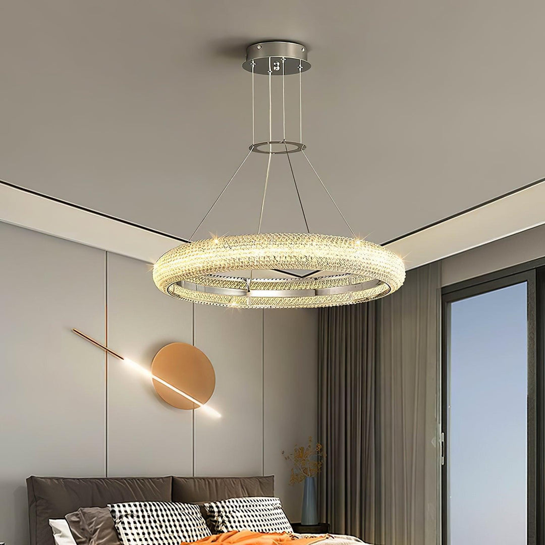 Asscher Ring Chandelier - Vakkerlight