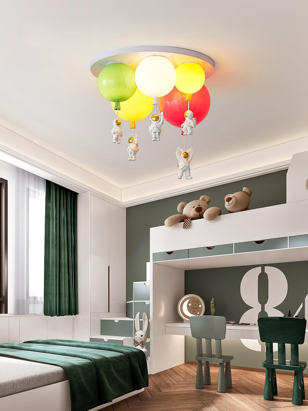 Astronaut Glossy Balloon Ceiling Lamp - Vakkerlight