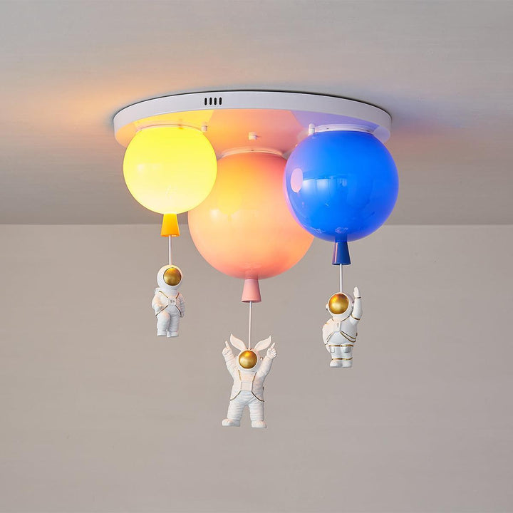 Astronaut Glossy Balloon Ceiling Lamp - Vakkerlight