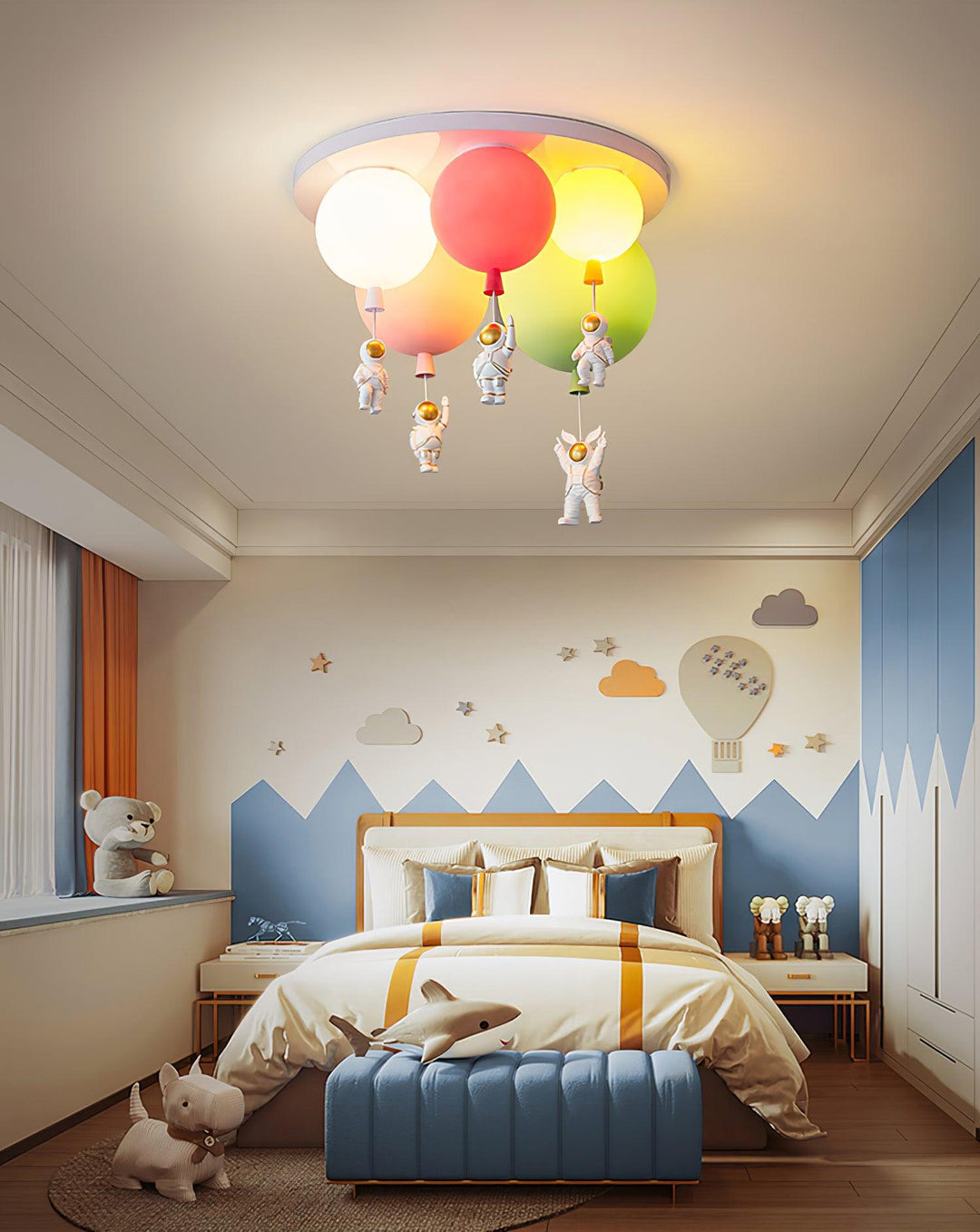 Frosted Balloon Combination Ceiling Lamp - Vakkerlight