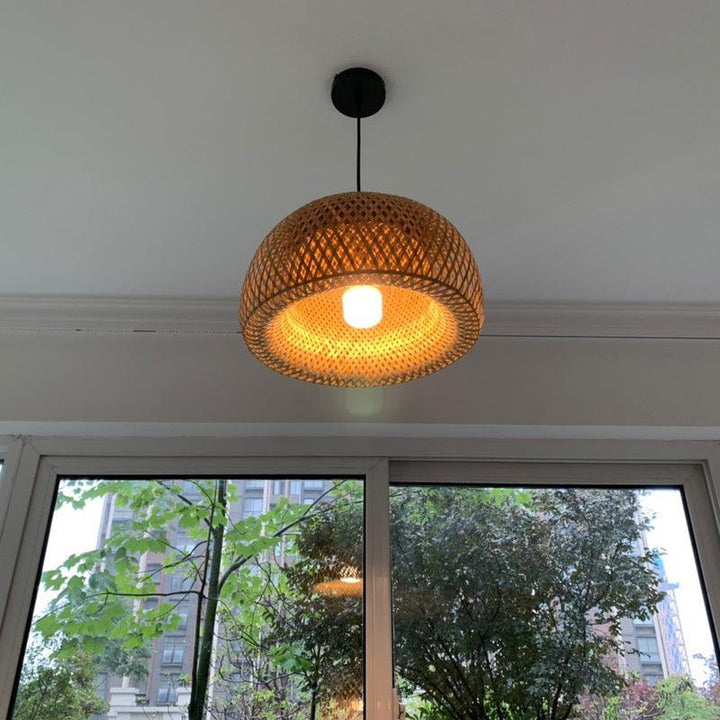 Bamboo Braided Pendant Lamp - Vakkerlight