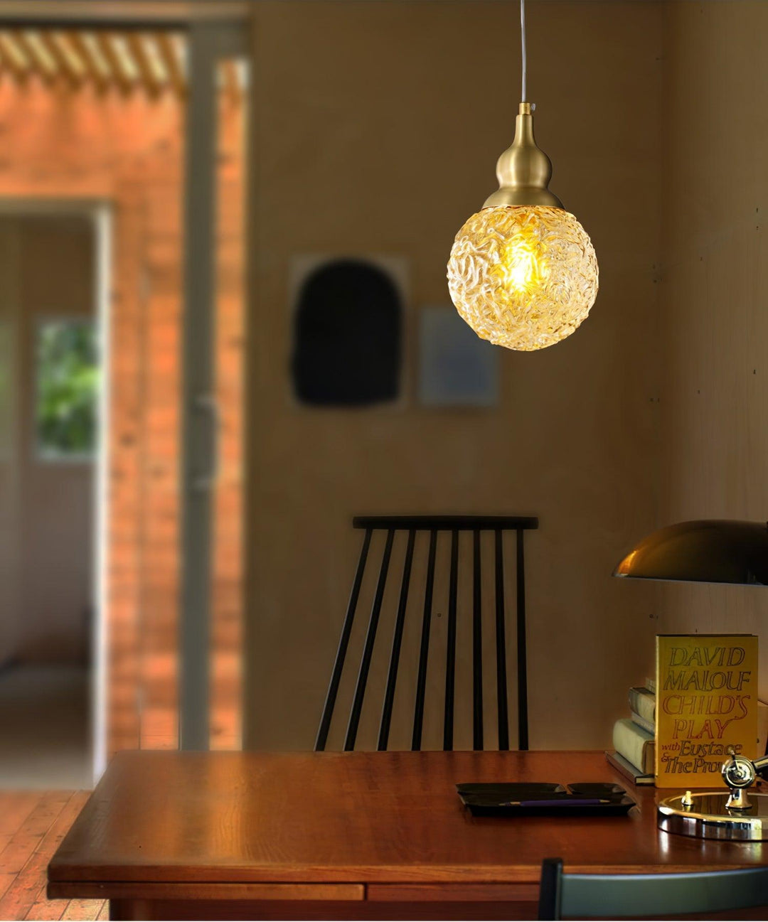 Bella Brass Pendant Light - Vakkerlight