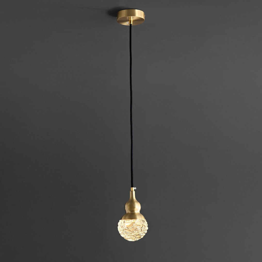 Bella Brass Pendant Light - Vakkerlight