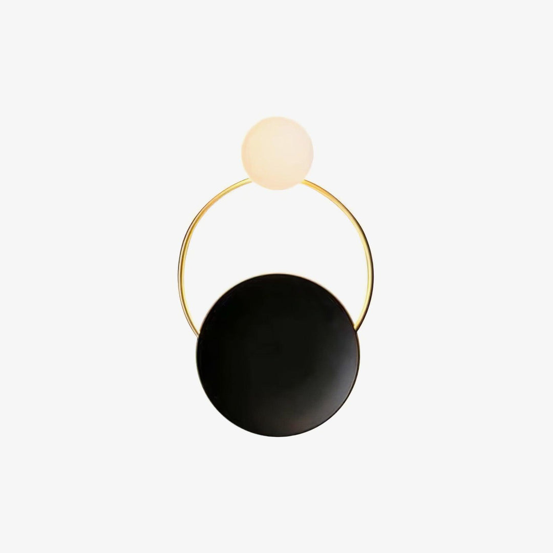 Black Circular Rings Wall Lamp - Vakkerlight