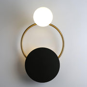 Black Circular Rings Wall Lamp - Vakkerlight