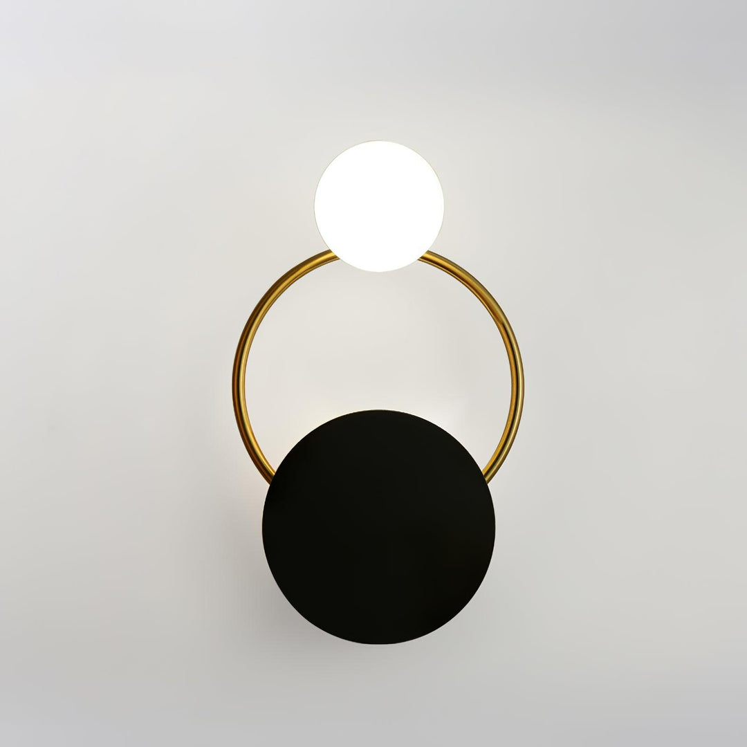 Black Circular Rings Wall Lamp - Vakkerlight