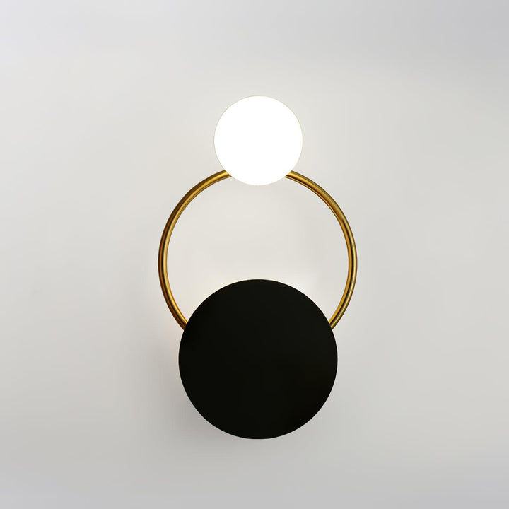 Black Circular Rings Wall Lamp - Vakkerlight