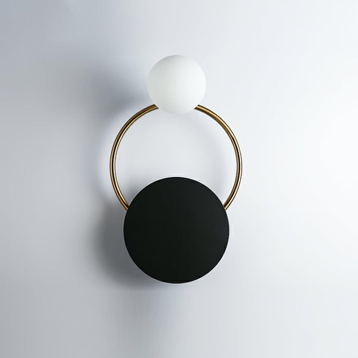 Black Circular Rings Wall Lamp - Vakkerlight