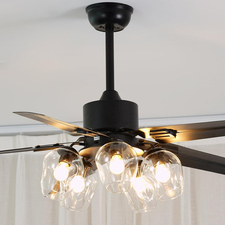 Black Vintage Ceiling Fan - Vakkerlight