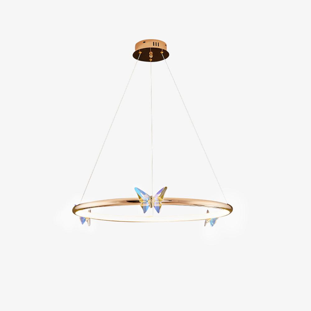 Blue Butterfly Chandelier - Vakkerlight