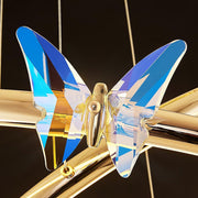 Blue Butterfly Chandelier - Vakkerlight