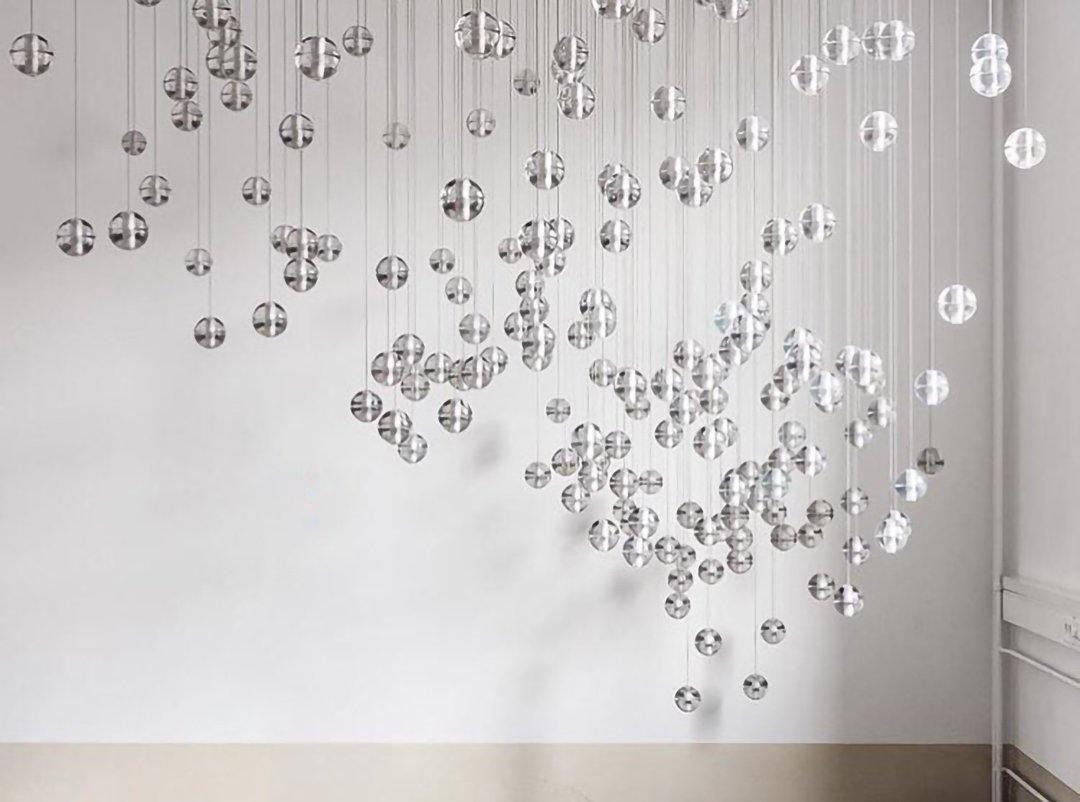 Crystal Bubbles balls Pendant Lamp