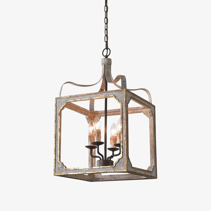 Boho Rustic Cube Chandelier - Vakkerlight