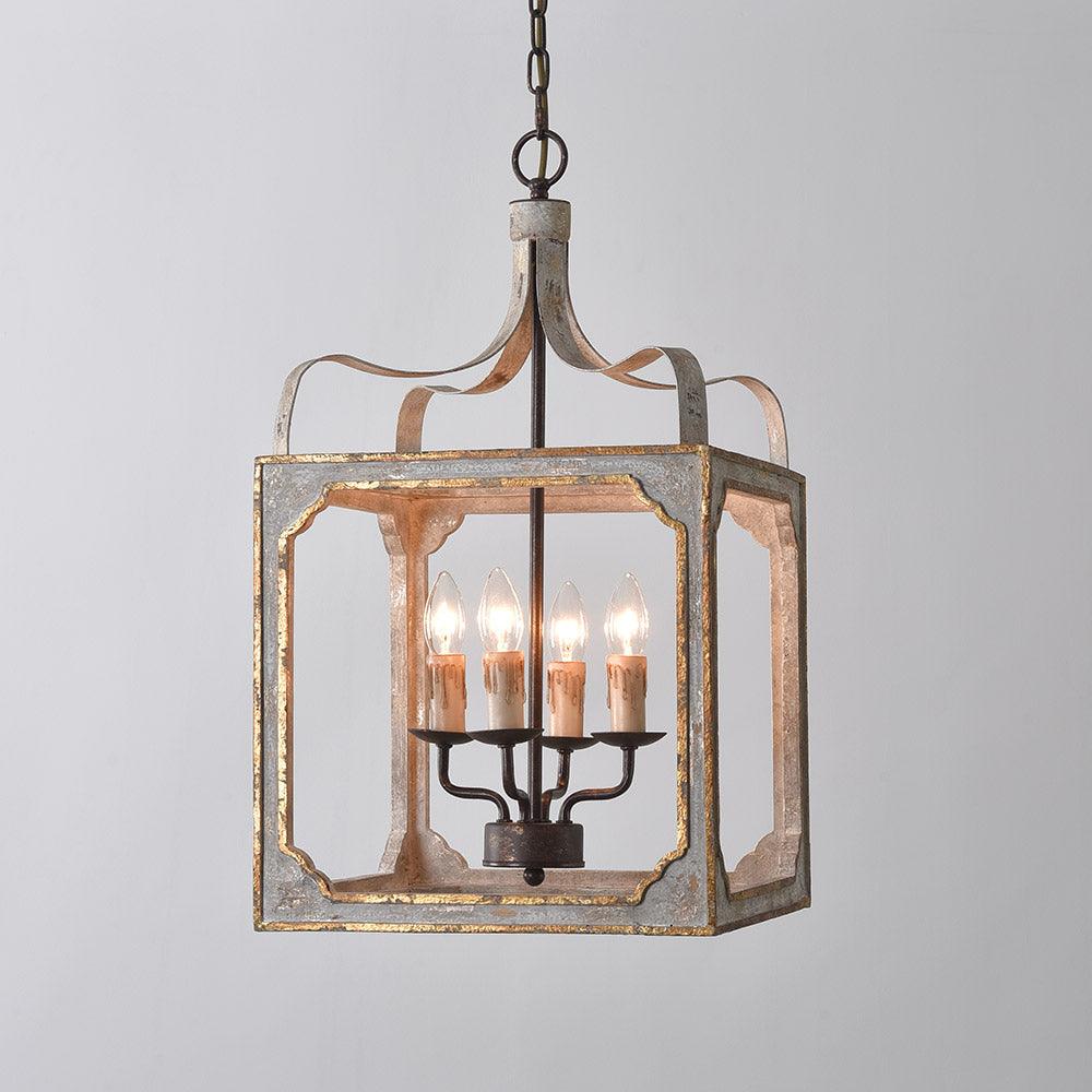 Boho Rustic Cube Chandelier - Vakkerlight