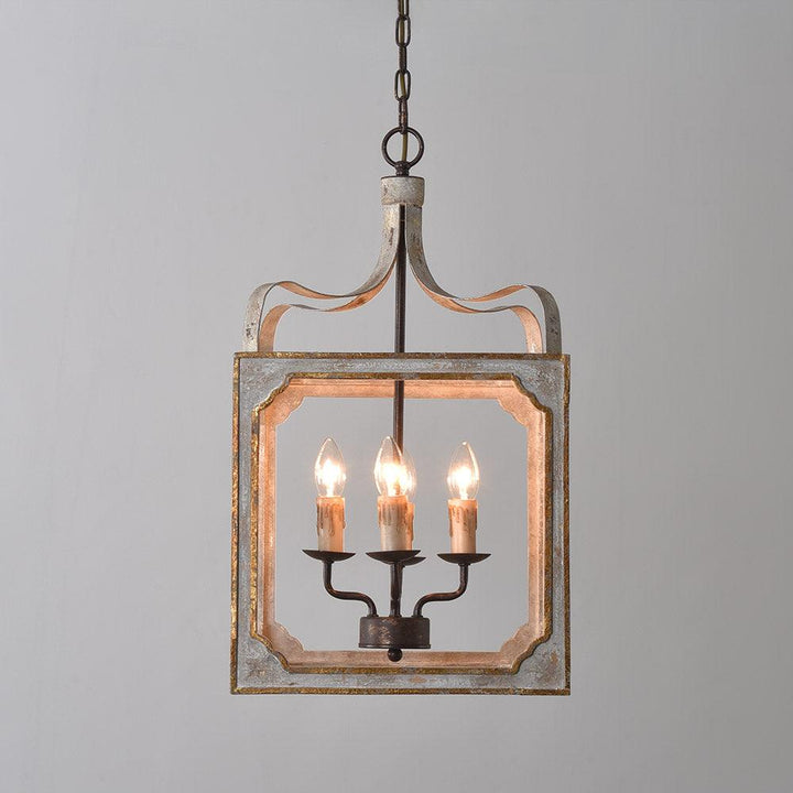 Boho Rustic Cube Chandelier - Vakkerlight