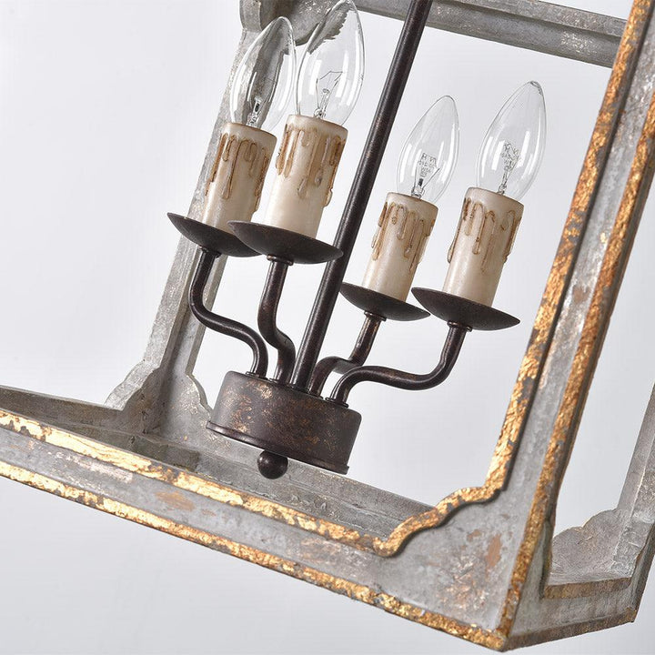 Boho Rustic Cube Chandelier - Vakkerlight