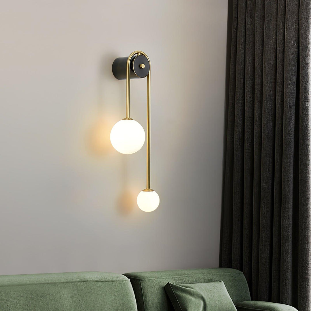 Brass Arc Wall Light - Vakkerlight