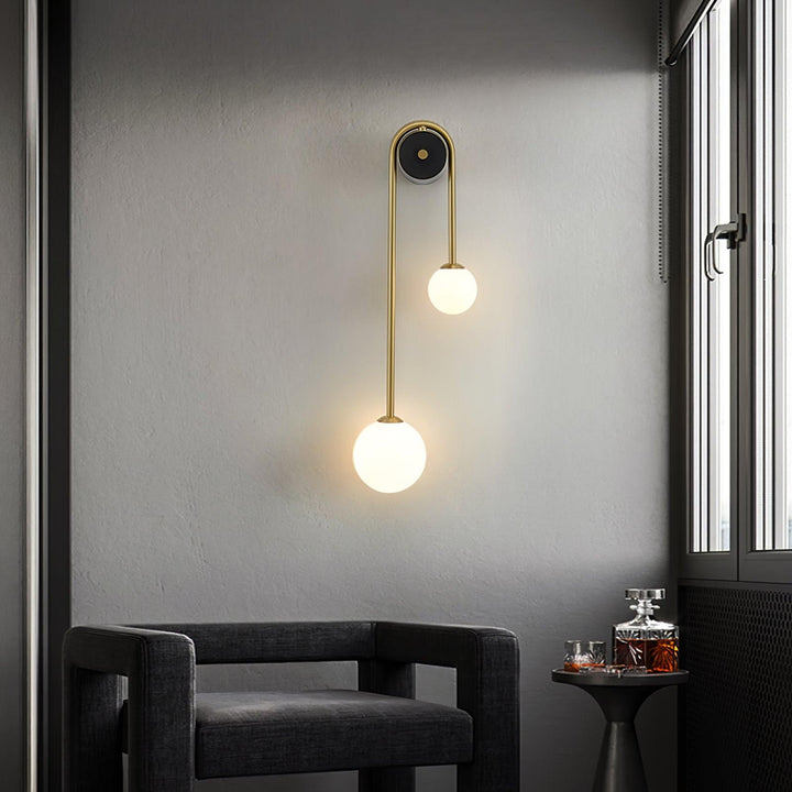 Brass Arc Wall Light - Vakkerlight