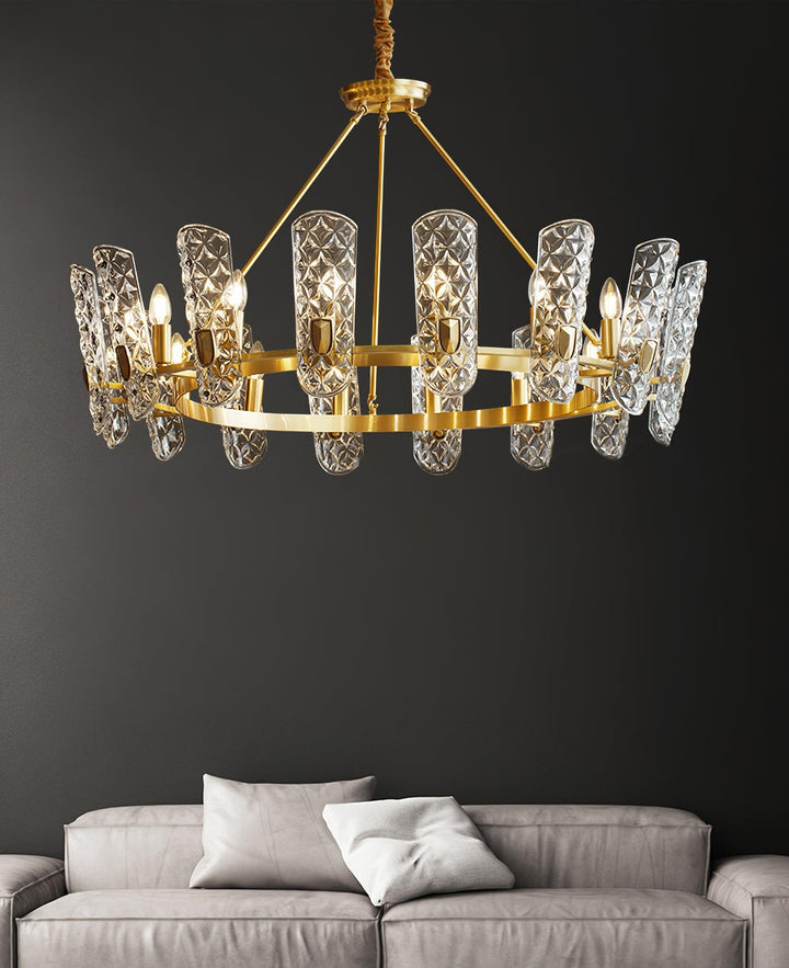 Brass Central Chandelier - Vakkerlight