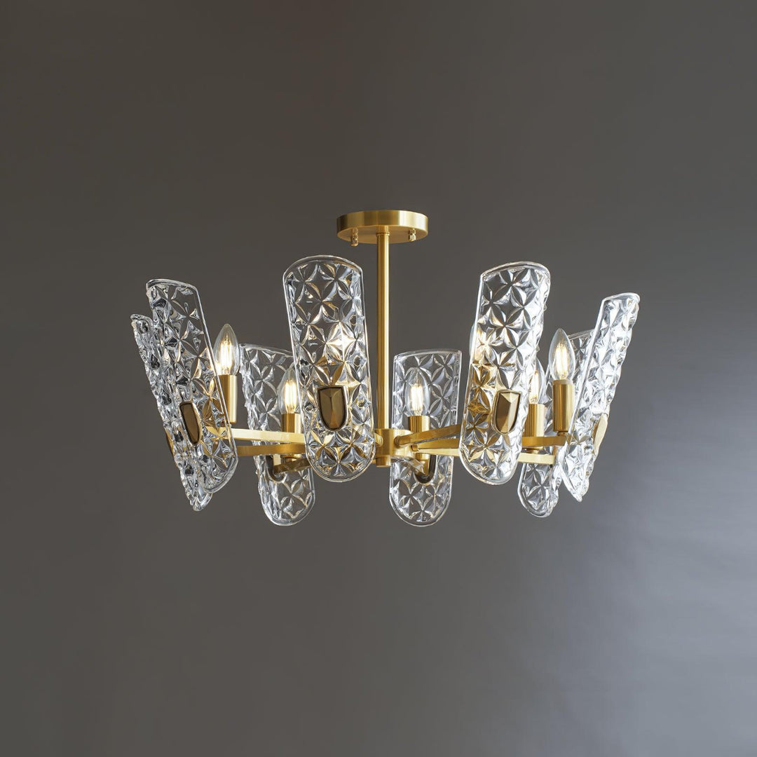 Brass Central Chandelier - Vakkerlight