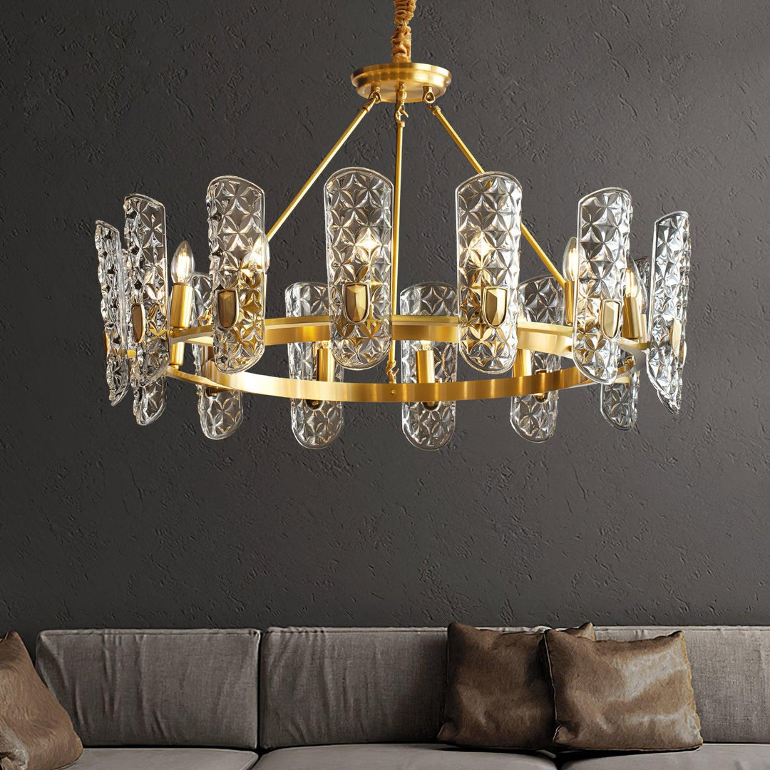 Brass Central Chandelier - Vakkerlight