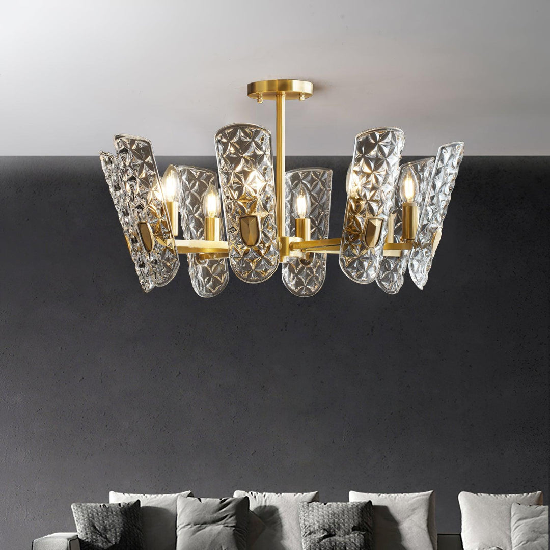 Brass Central Chandelier - Vakkerlight