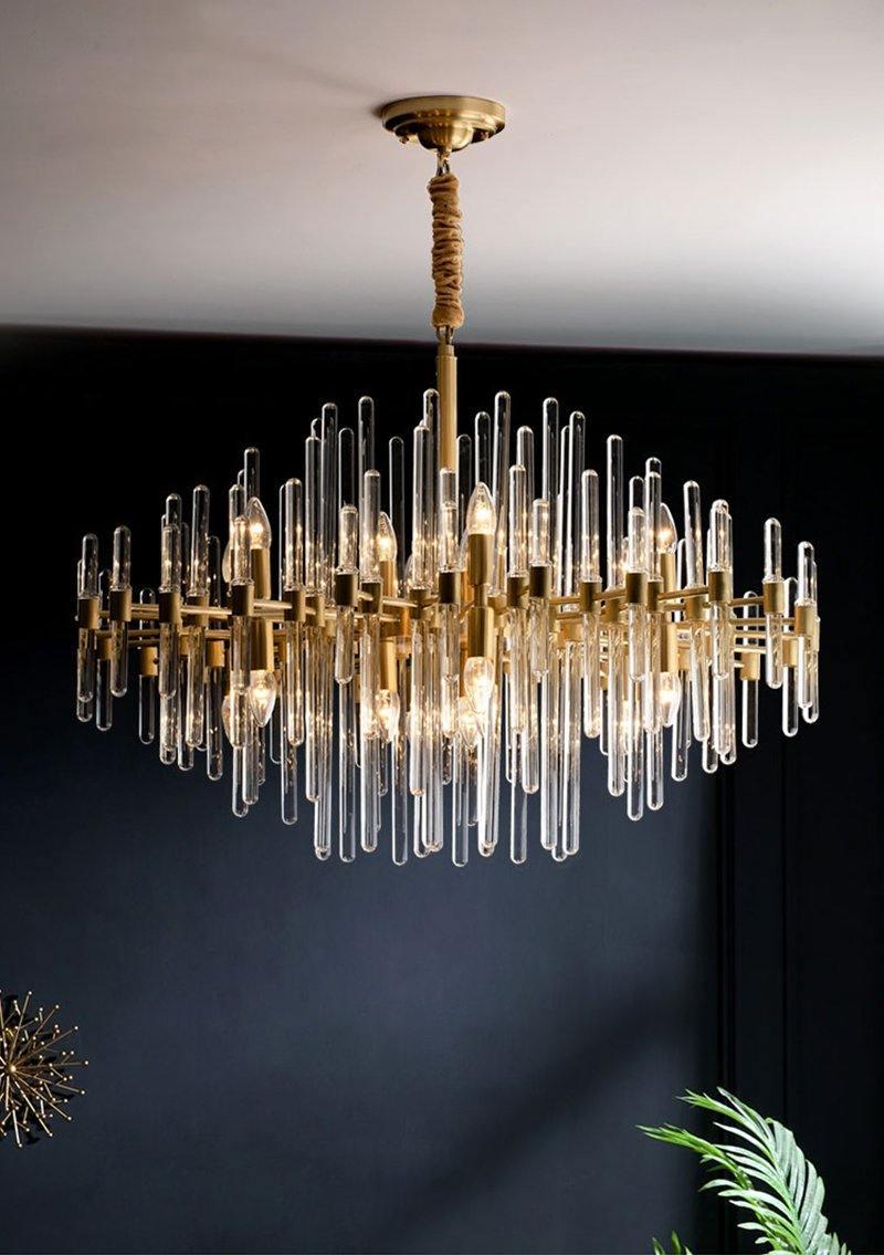 Vintage Antique Brass Chandelier - Vakkerlight