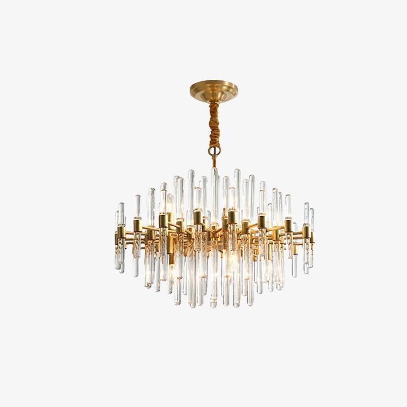 Vintage Antique Brass Chandelier - Vakkerlight