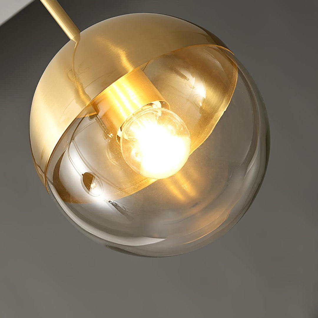 Brass Globular Table Lamp - Vakkerlight