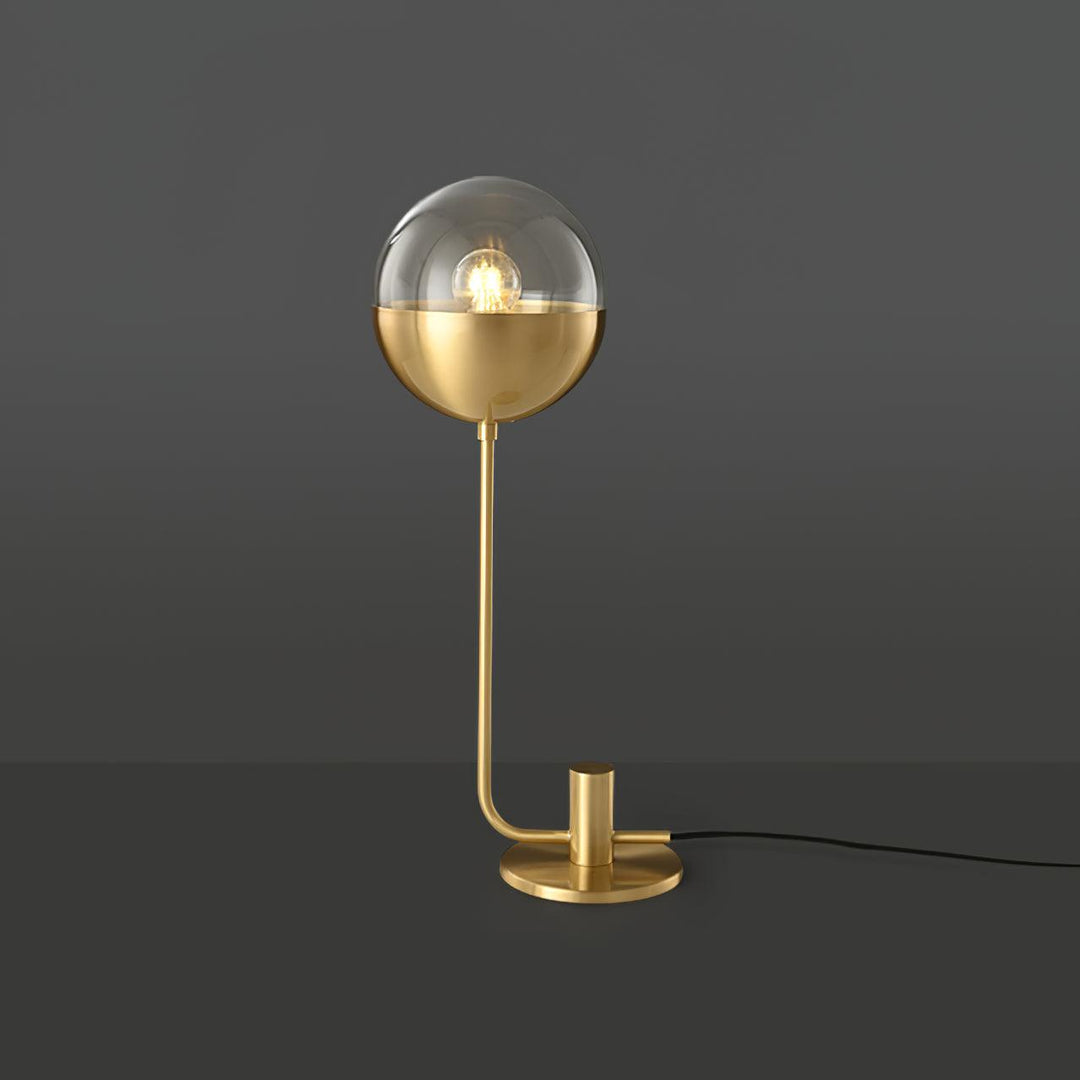 Brass Globular Table Lamp - Vakkerlight