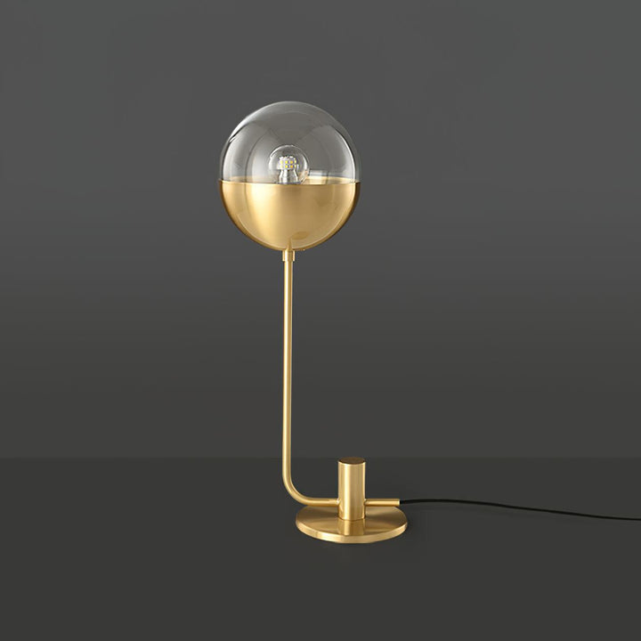 Brass Globular Table Lamp - Vakkerlight