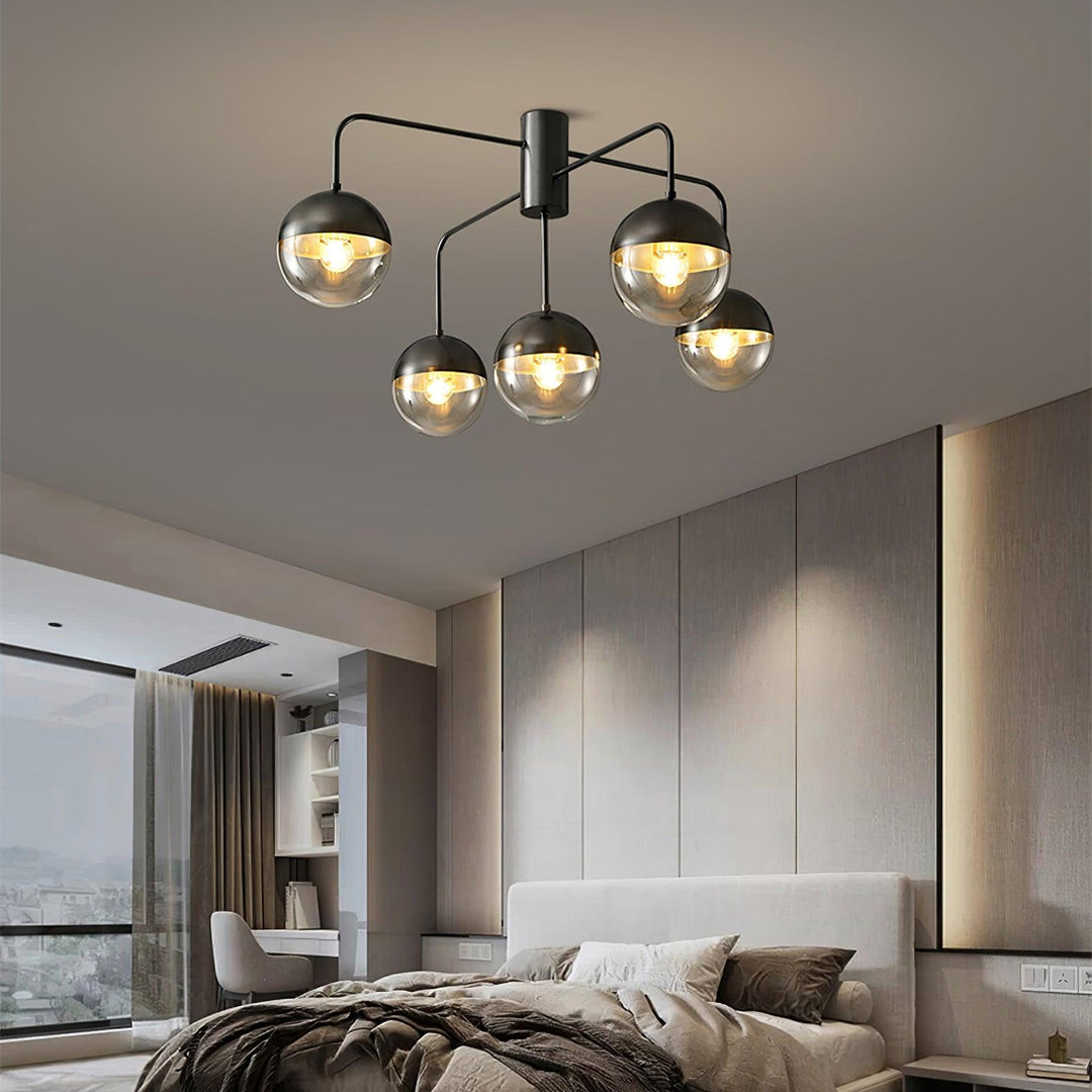 Brass Globulars Ceiling Lamp - Vakkerlight